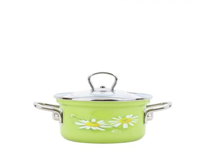 kastrol BELIS DAISY 24cm 4,5l se skleněnou poklicí