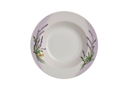 talíř hluboký 21,6cm LAVENDER porcelánový