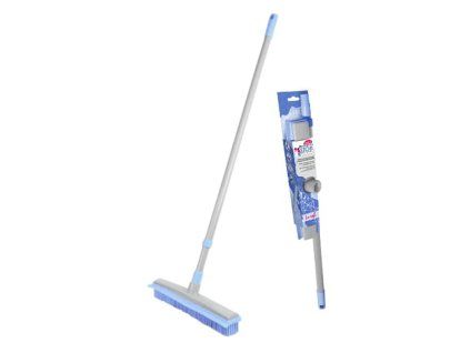 smeták gumový 31cm s telesk. násadou 120cm PRESTIGE
