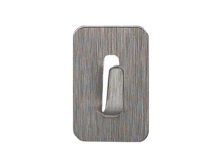 háček samolep.obdél.2,5x3,5cm nerez (4ks)