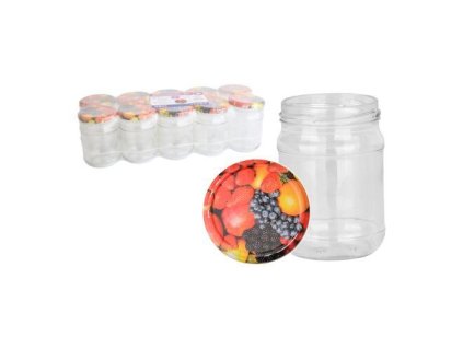 sklenice zavařovací  250ml TWIST 66 + víčka OVOCE (10ks)