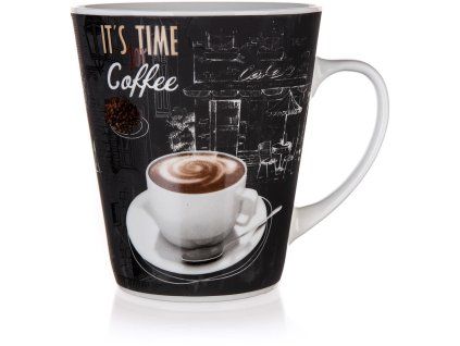 hrnek 360ml COFFEE mix dekorů, keramický