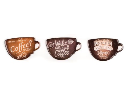 magnetky COFFEE (3ks) mix dekorů 35 22221