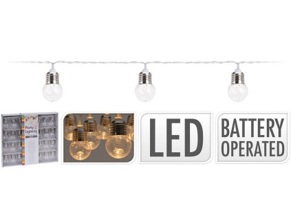 osvětlení ŽÁROVKA 4cm, 4,5m, 30LED, PH/kov 35 22439
