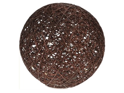 dekorace KOULE 20cm, kov., 20LED, s časovačem HN 35 22488