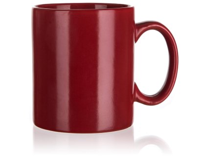 hrnek 350ml MAT BORDO keramický
