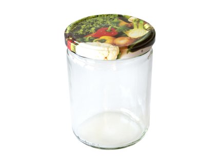 sklenice zavařovací  440ml TWIST 82 + víčka mix (8ks)