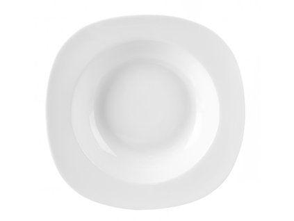 talíř hluboký 21cm MONA porcelánový BÍ