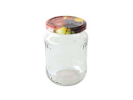 sklenice zavařovací  370ml TWIST 66 + víčka OVOCE (8ks)