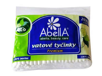 tyčinky vatové PREMIUM BA/papír z cukr.třtiny (200ks)