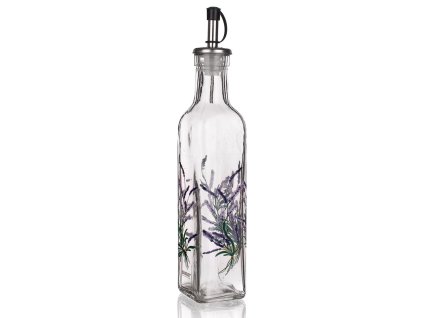 láhev na olej/ocet 500ml LAVENDER skl., nálevka PH