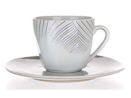 šálek + podšálek 200ml CHARME porcelánový