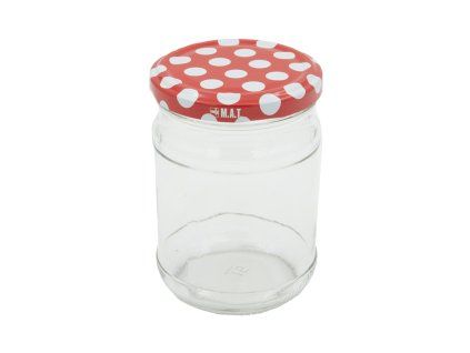 sklenice zavařovací  250ml TWIST 66 + víčka PUNTÍK (10ks)