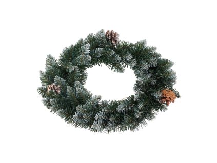 dekorace VĚNEC 40cm PVC ZE 35 23097