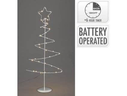 osvětlení STROM 53cm, 46LED BÍ 35 23104