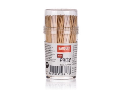párátka kulatá oboustr.bambus (200ks) + PH box kul.