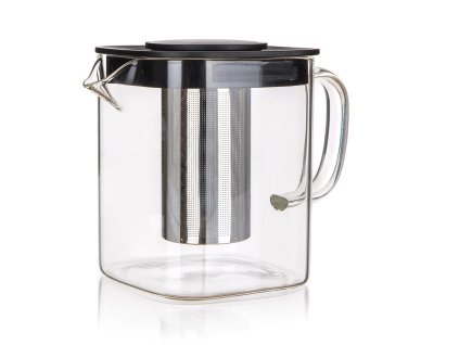 konvice KIRSTY 1,1l skl.se sítkem, víčko PH, rukojeť skl.