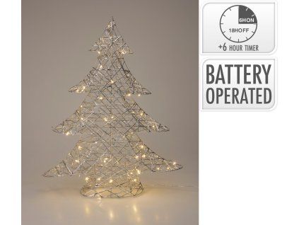 dekorace STROM 60cm LED STŘ s časovačem 35 23779