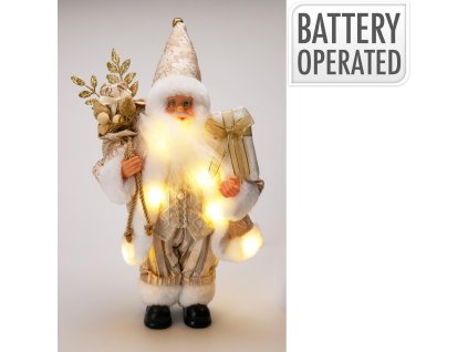 dekorace SANTA stojící 30cm LED ZLA 35 23785