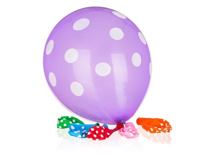 balonky nafukovací DOTS 30cm (6ks) MY PARTY