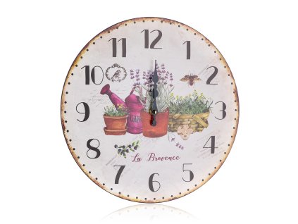 hodiny nástěnné pr.34cm LAVENDER 35 24007