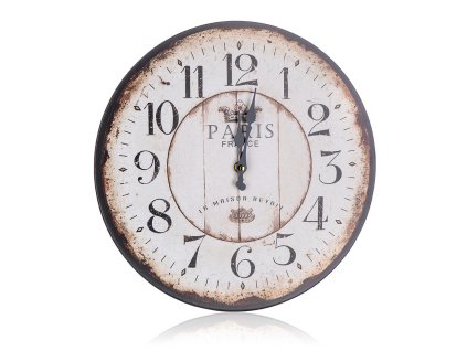 hodiny nástěnné pr.34cm PARIS 35 24008