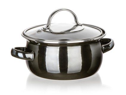hrnec + skl.poklice pr.14cm 0,7l METALLIC Black
