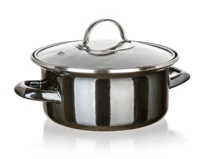hrnec + skl.poklice pr.18cm 1,3l METALLIC Black