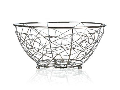 košík na ovoce VANITY pr.23x11cm Cr