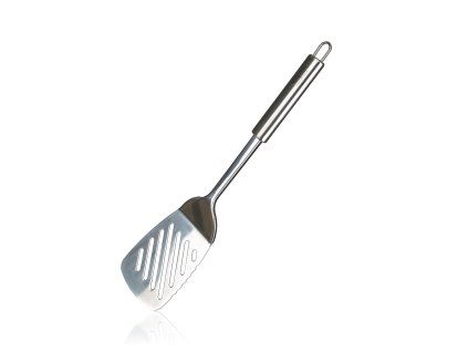 obracečka s otvory 34x8cm AZORA nerez