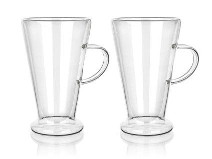 hrnek 400ml dvoustěnný DOBLO skleněný (2ks)