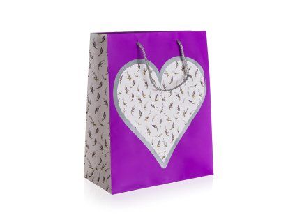 taška dárková 26x32x13cm (L) LEVANDULE 35 24481
