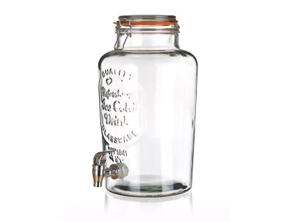 láhev 7000ml SUMMER skl.s kohoutkem, víčko s pákovým uzávěrem
