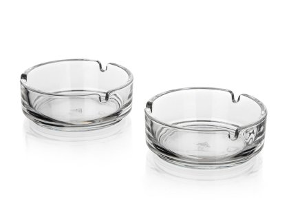 popelník 10cm skleněný (2ks) 35 24608