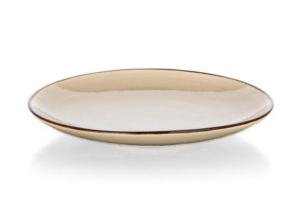 talíř dezertní 21,5cm PALAS keramický KRÉM