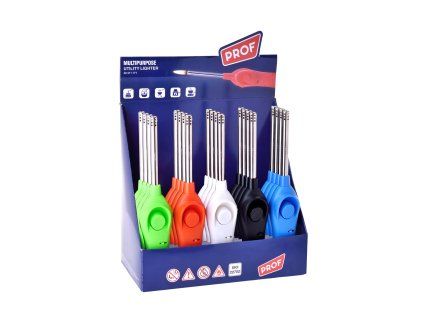 zapalovač 22cm plamínkový, dětská pojistka, mix barev