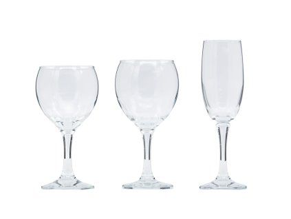 sklenice na víno MISS sada 18díl. (6x190,210,260ml)