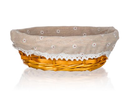 košík DAISY kulatý 25x8cm proutěný