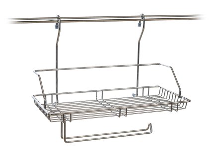 polička závěsná VARIELLA s držákem 40x34x21cm Cr 35 24800
