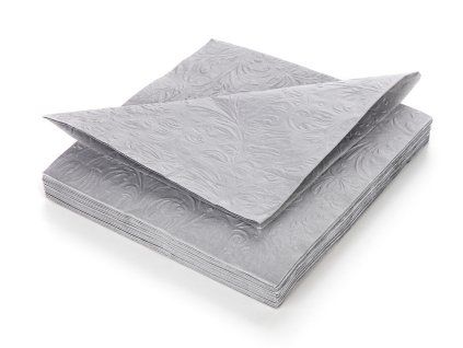 ubrousky 33x33cm reliéf ŠE 3vrstvé (20ks)