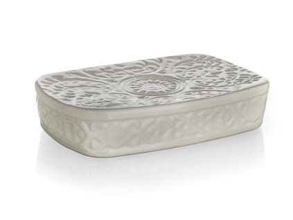 miska na mýdlo 14x9x3cm keramická ŠE-BÉŽ 35 24958