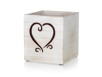 krabička dekorační HEART 13x13x14cm