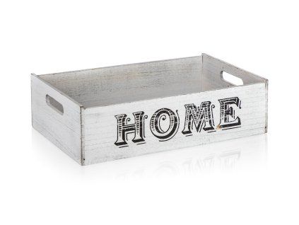 krabička dekorační HOME 41x25x11cm