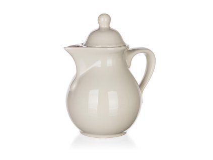 konvice 1,25l  keramická řada NATURAL Ivory