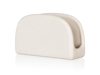 stojánek na ubrousky 11x7cm keramický řada NATURAL Ivory