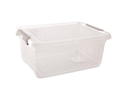 box úložný 11,4l, 37,5c28,5c16cm, víko, klip, PH