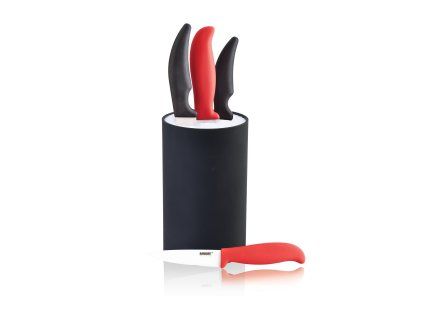 stojan na nože pr.11cm, v.18cm PH+PH štětiny CULINARIA Black