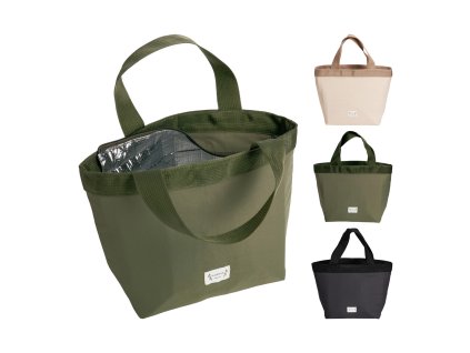 taška chladicí 10l nylon, na zip, mix barev