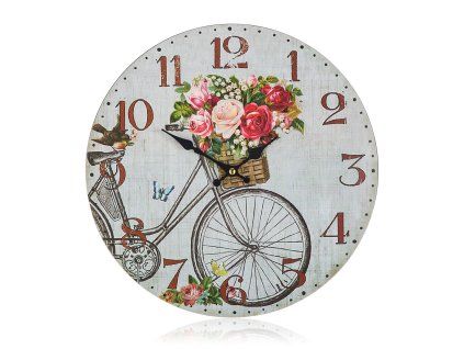 hodiny nástěnné pr.34cm BICYCLE 35 25109
