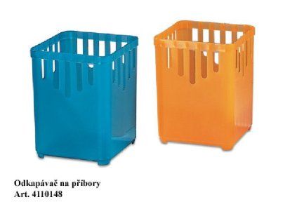 odkapávač příb.10,5x10,5x13cm, MIX barev, plast